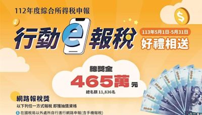 綜所稅開徵 國稅局祭3抽獎活動、頭獎20萬