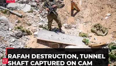 Gaza War: Israeli army takes journalists on Rafah visit; destruction, tunnel shaft captured on cam