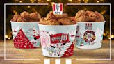 ¡KFC tiene la receta secreta para la alegría en estas fiestas: NUEVAS Cubetas Festivas y la Colección Festiva de la KFC Shop!