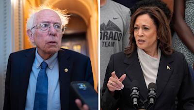 Sanders, holding back endorsement, seeks influence with Harris