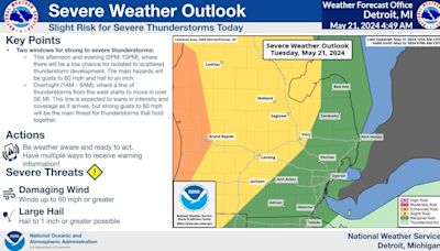 More thunderstorms expected in Michigan as weather service tries to confirm tornado touchdown