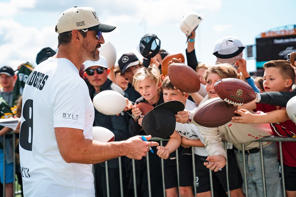 Aaron Rodgers Is Bullish on Flag Football, Uses to Raise Millions for Charity