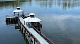 At Lakes Park they are celebrating. A model of the Fort Myers Beach pier has been rebuilt