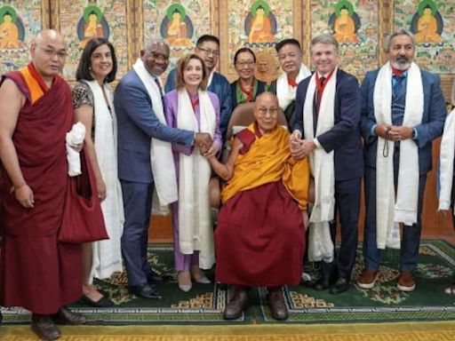 Day after meeting Pelosi in India, Dalai Lama set to fly to US