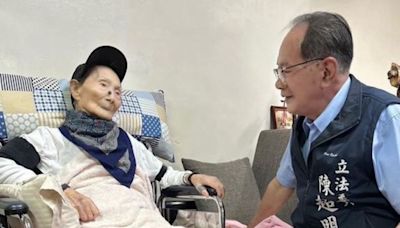 立委陳超明母親109歲 苗栗縣年紀最長人瑞