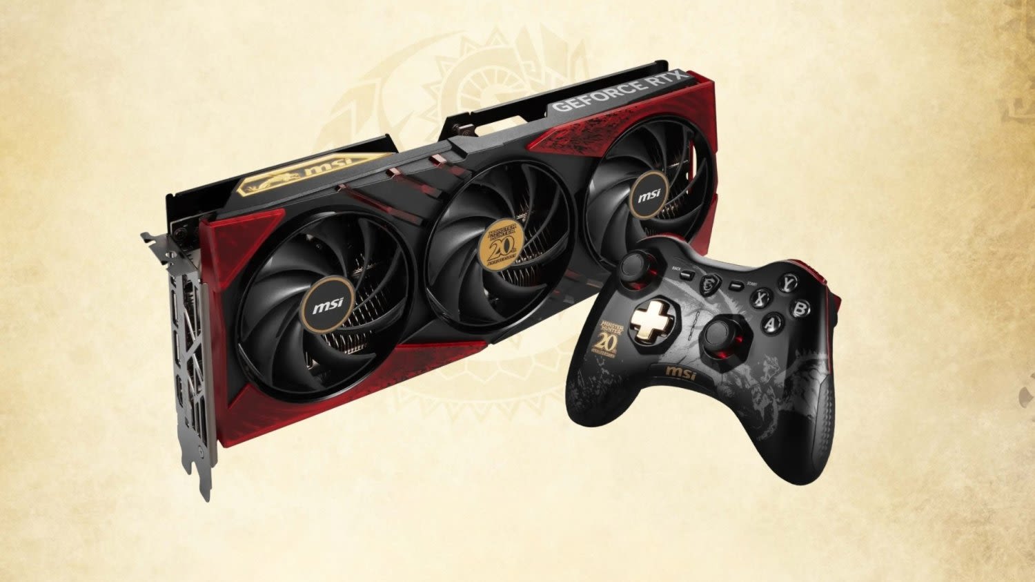 MSI's limited edition GeForce RTX 4060 Ti Monster Hunter Edition comes with a controller