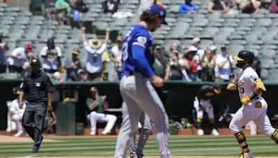 MLB: Langeliers has career-high 5 RBI as A's beat Rangers 9-4