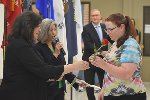 Sen. Joni Ernst presents medals to 26 veterans at IVH | News, Sports, Jobs - Times Republican