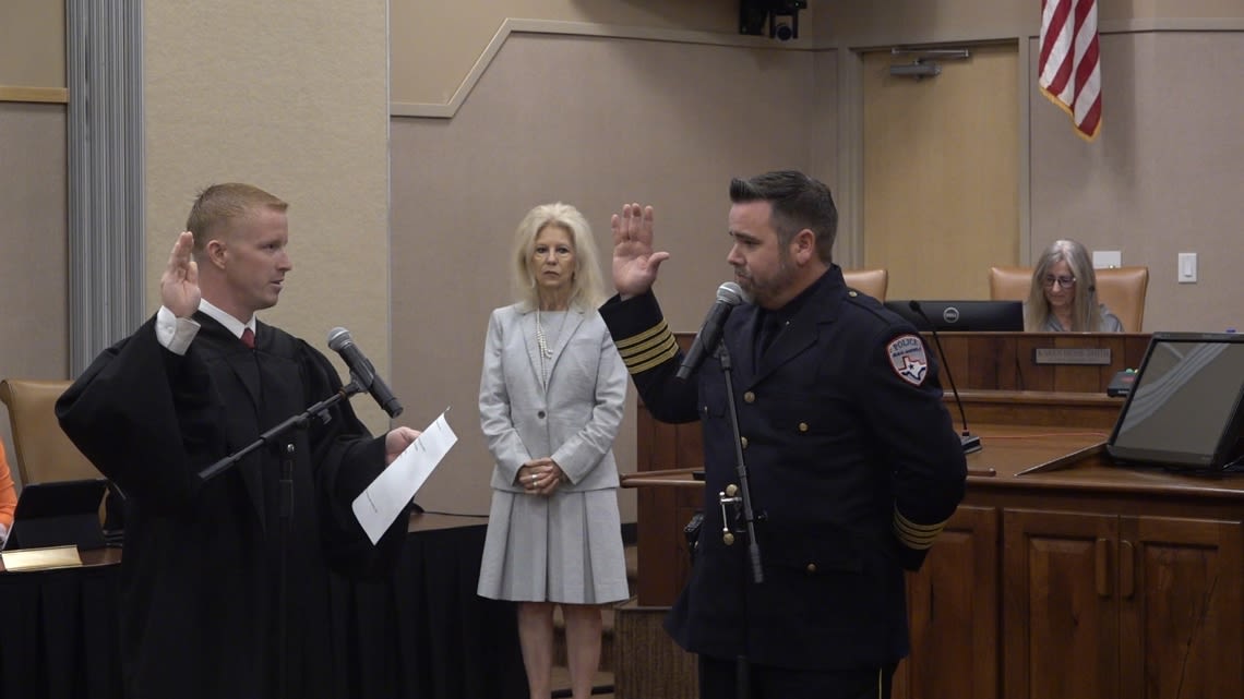 Griffith sworn in as San Angelo's police chief