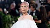 Michelle Williams Debuts New Bright Pink Hair on Met Gala 2024 Red Carpet!