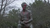 Abraham Lincoln statue vandalised for a second time in Chicago