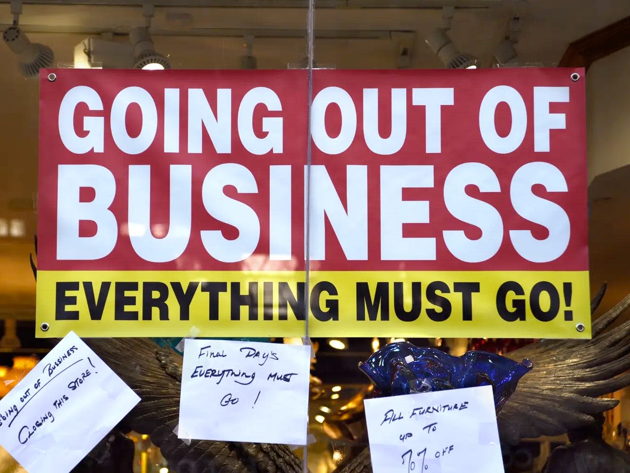 Companies are going bankrupt at the fastest pace since the pandemic