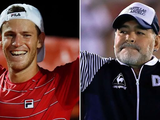 Diego Schwartzman reveló un mensaje de audio inédito de Maradona: “Me pongo a llorar al segundo”