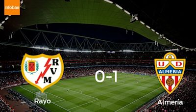 Almería vence 1-0 en el feudo de Rayo Vallecano