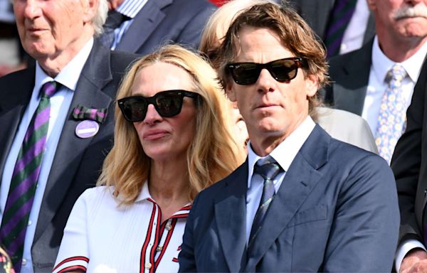 Julia Roberts Wore a Gucci Tennis Dress for a Rare Couple's Outing With Husband Danny Moder at Wimbledon