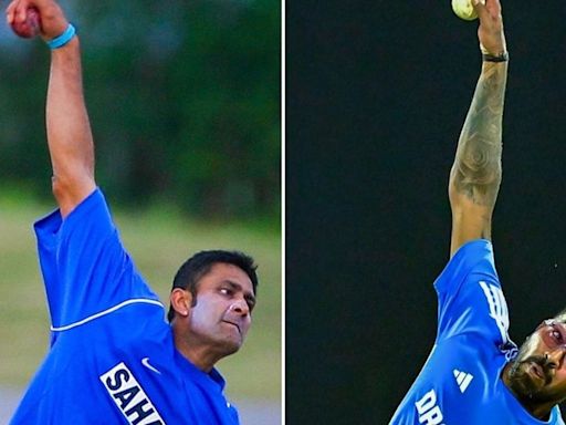 Hardik Pandya's Anil Kumble avatar at India nets ahead of 1st SL T20I leaves LSG teasing fresh role for all-rounder