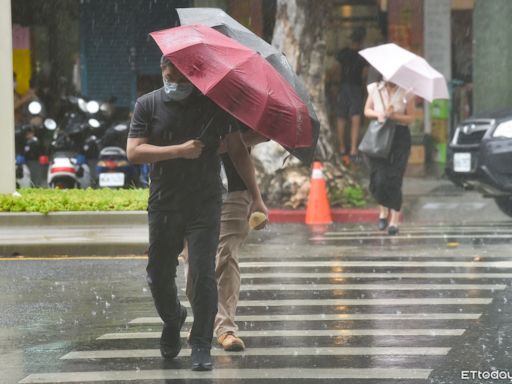 快訊／大雨轟炸 台中市4區域列「淹水一級警戒」