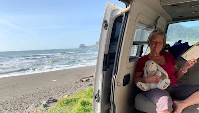 My husband and I have traveled in a camper van for 25 years. Living in such a small space can be draining on our relationship.