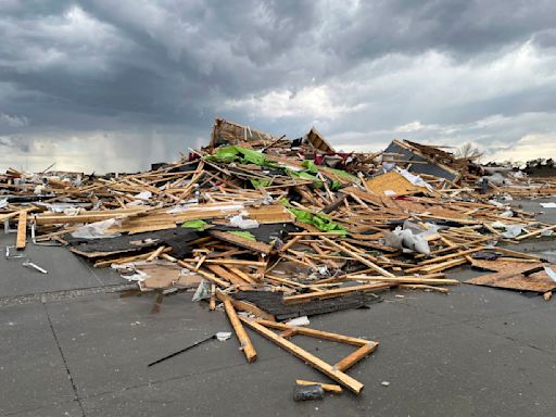 Photos: Tornadoes rip through Nebraska and Iowa, destroying homes and causing severe damage