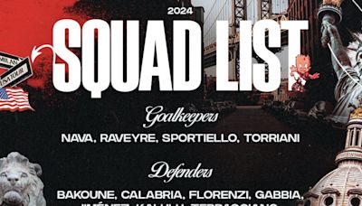 Official: Milan announce final travelling squad for pre-season USA Tour