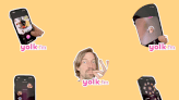 Yolk is a social app where users swap custom live stickers -- no text allowed