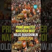 Prime Minister #Narendra #Modi Holds Roadshow In #Odisha's #Puri