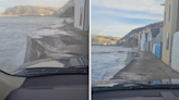 Holidaymakers film nail-biting 'scariest drive ever' along Scottish cliff edge road