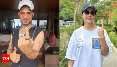 Anupam Mittal to Hina Khan: TV Celebs who cast their votes in Lok Sabha Elections 2024 - Times of India