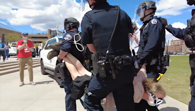 Civil rights icon Angela Davis speaks at Auraria campus in Denver after 40 protestors arrested