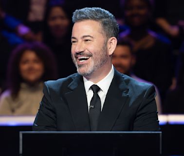 Jimmy Kimmel on Finally Getting to Host ‘Who Wants to Be a Millionaire’ With a Studio Audience, and the Two Celebrities...