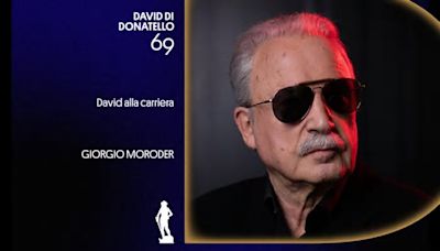 David di Donatello, Moroder riceve il David alla Carriera: «Take my breathe away mi è piaciuta subito»