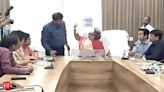 Kanpur Mayor Viral Video: Pramila Pandey loses temper during drain cleaning meeting, throws file at engineer