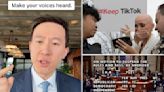 TikTok CEO Shou Chew tells users to ‘make your voices heard,’ contact senators as House bill gains steam