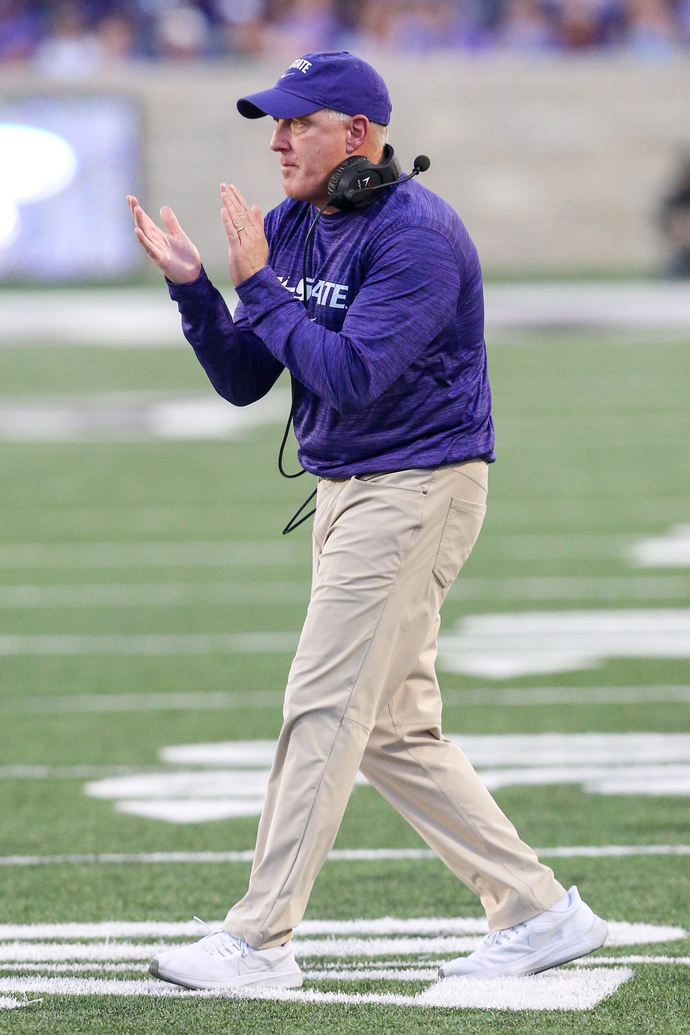 Here is what Kansas State football coach Chris Klieman had to say about early practices