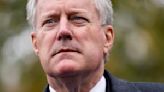 Former White House chief of staff Mark Meadows sued by book publisher for breach of contract