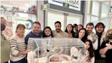 Foto de Eugenio Derbez y Victoria Ruffo tras nacimiento de su nieta