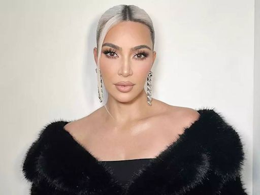 Kim Kardashian stuns fans with an icy blonde hair transformation before the 2024 Met Gala - Times of India