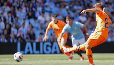 El valencianista Alberto Marí logra el gol 1.000 de esta Liga