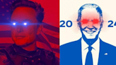 Musk's New X Profile Photo Mocks Biden's Dark Brandon Meme
