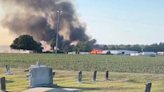 Fire at pallet business in Dunn causes heavy smoke seen from I-95, officials say