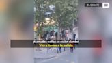 Vídeo | Piedras, golpes y palos en una brutal reyerta junto al Bernabéu que deja 11 heridos, uno de ellos grave