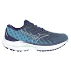 MIZUNO WAVE INSPIRE 19 SSW 男慢跑鞋-4E-美津濃 J1GC232254 藍綠灰