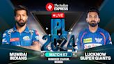 MI vs LSG Live Score, IPL 2024: Hardik Pandya’s Mumbai Indians host KL Rahul’s Lucknow Super Giants