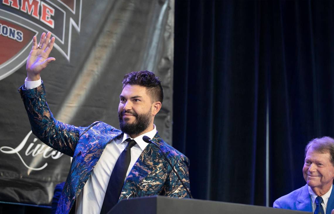 Missouri Sports Hall of Fame ceremony had special moment (& golf tip) for Eric Hosmer