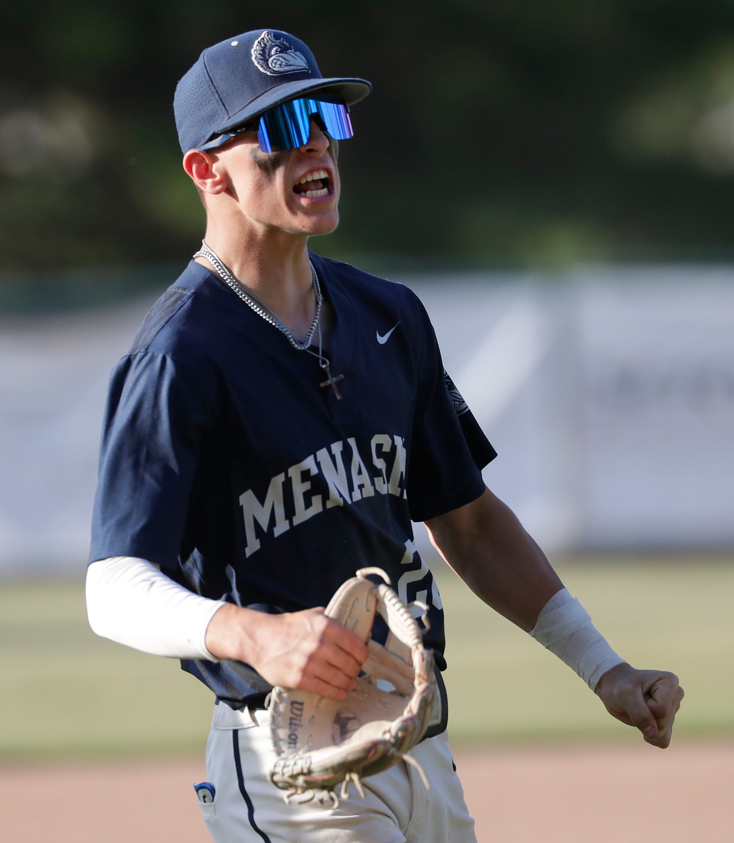 Menasha Bluejays baseball team has been riding strong pitching and defense to first place in the Bay Conference