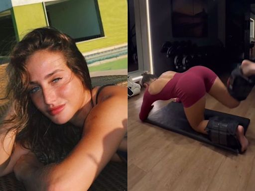 Bruna Griphao compartilha com seus seguidores seu treino para o bumbum