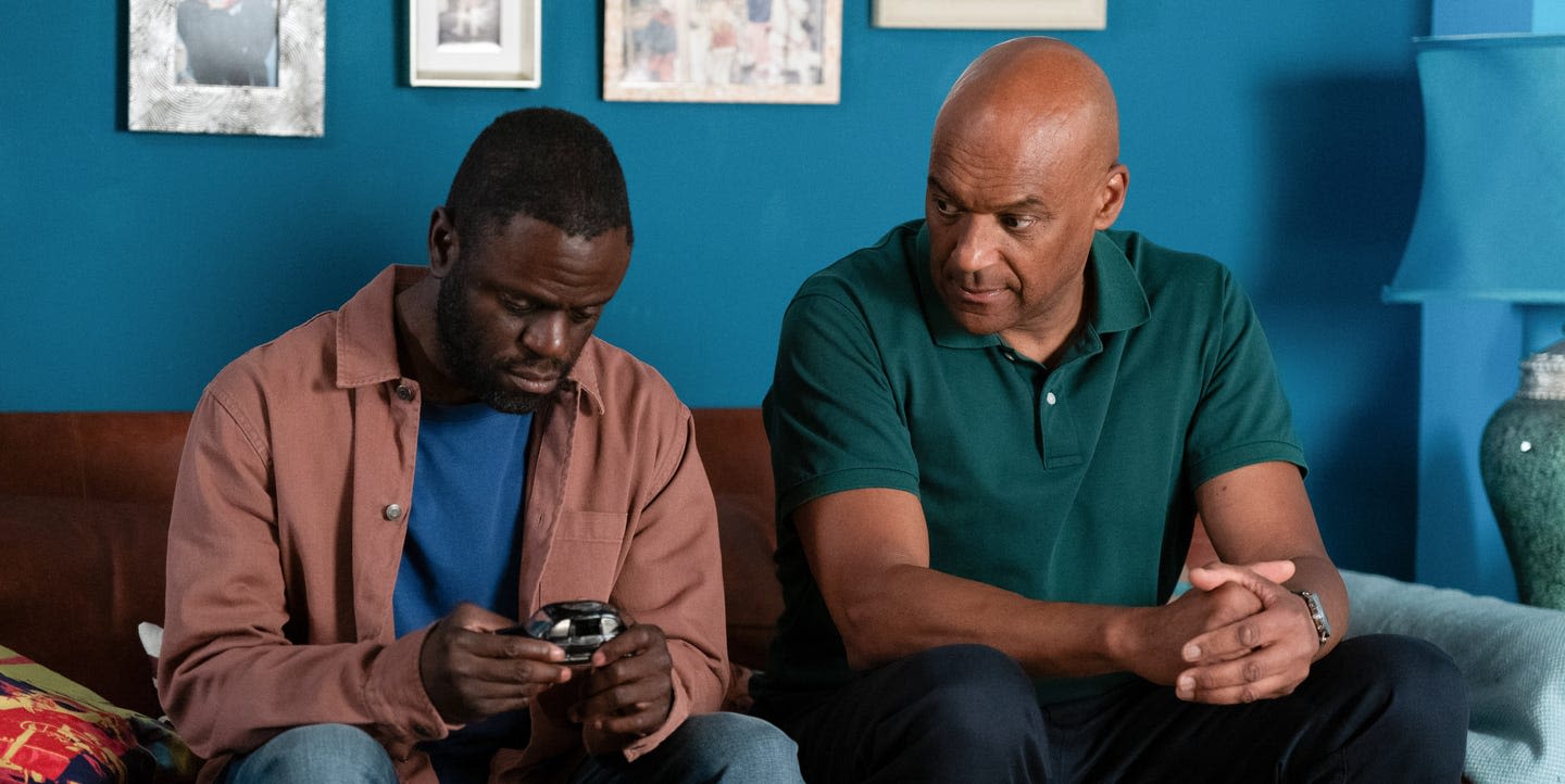 EastEnders' Colin Salmon shares personal link to George and Kojo story