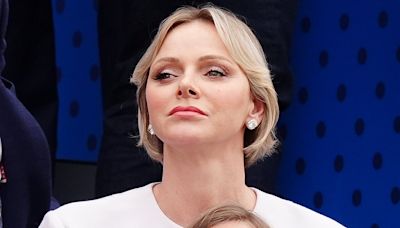 Princess Charlene appears pensive a Paris Olympic opening ceremony