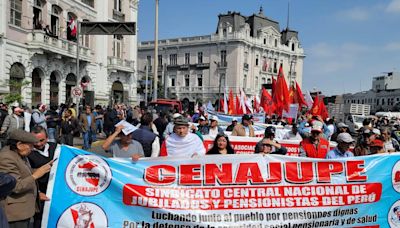 Gremios rechazaron a Boluarte y exigen mejor sueldo mínimo