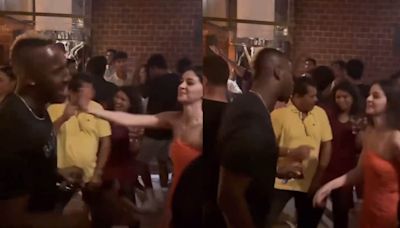 Andre Russell dances with Ananya Panday at KKR's IPL-winning party. The song is close to Shah Rukh Khan's heart